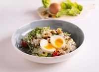 Caesar Salad with Lava Egg