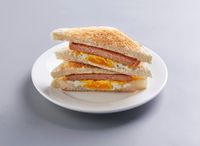 8108D. Luncheon Meat & Fried Egg Sandwich