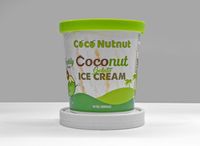 Durian Gelato Coconut Ice Cream 5oz