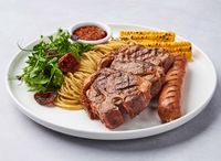 Lamb Chop & Prime Iberico Sausage