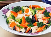 Mixed Vegetables With Broccoli, Cauliflower,  Mushroom & Carrots