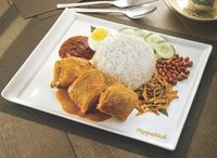 R06. Nasi Lemak with Curry Chicken