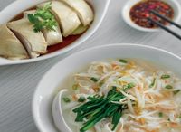 N07. Ipoh Kway Teow Soup with Steamed Chicken