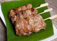Thai Grilled Pork In Skewer (Appetizer)