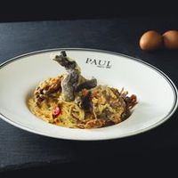 Salted Egg Soft Shell Crab Pasta