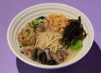 Braised Chicken & Mushroom Rice Noodle 菌香竹崧炖鸡米粉