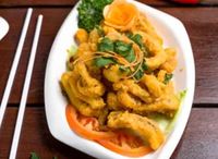 Fried Sotong with Salted Egg