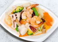 Chap Choy with Seafood