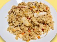 Salted Fish Fried Rice With Seafood