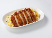 43. Fried Rice with Pork Chop 猪排炒饭