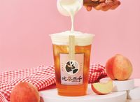 Peach Tea With Mousse