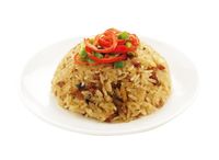 Stir Fried Glutinous Rice W Chinese Sausage 腊味生炒糯米饭
