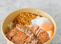 Mentaiko Chicken Katsu + Mentaiko Salmon Set