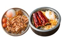 Mentaiko Chicken Katsu Bowl + Unagi Bowl