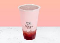 Strawberry Coulis Milkshake