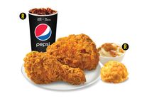 2pc Salted Egg Chicken Combo