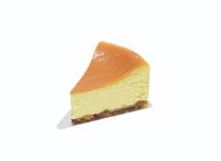 Sliced New York Cheesecake