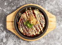 Mochi & Cheese Pork Oknomiyaku