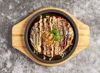 Pork Okonomiyaki with Kimchi