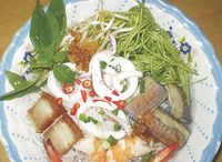 Bún Mắm (Salted Fish Rice Noodle Soup)
