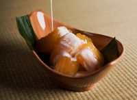 Steamed Tapioca With Salted Coconut