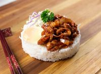 Korean BBQ Chicken Rice Bowl