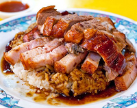 (01-32) 2 in 1 Rice Roasted Duck and Roasted Pork